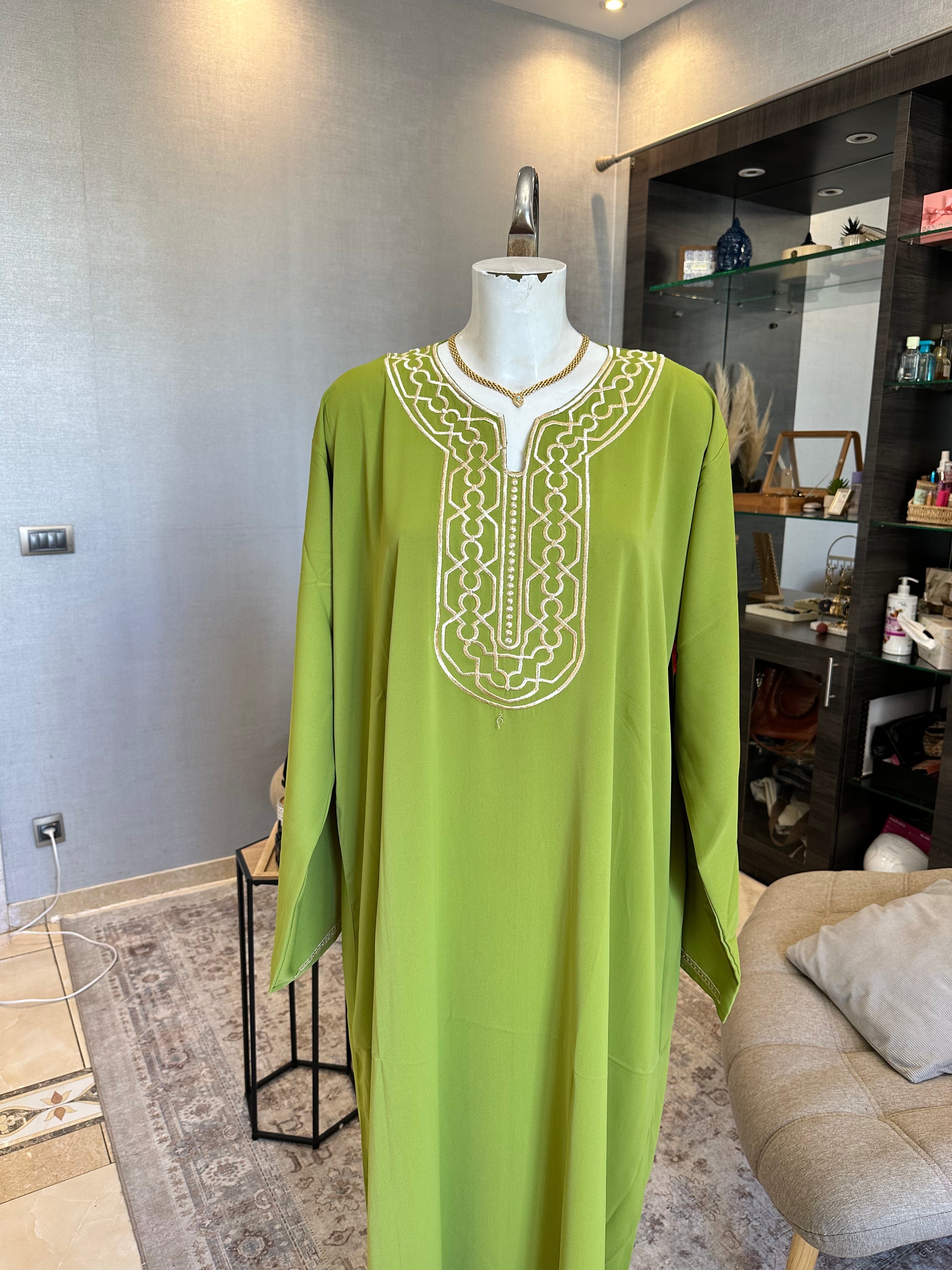 Caftan marocain brodé