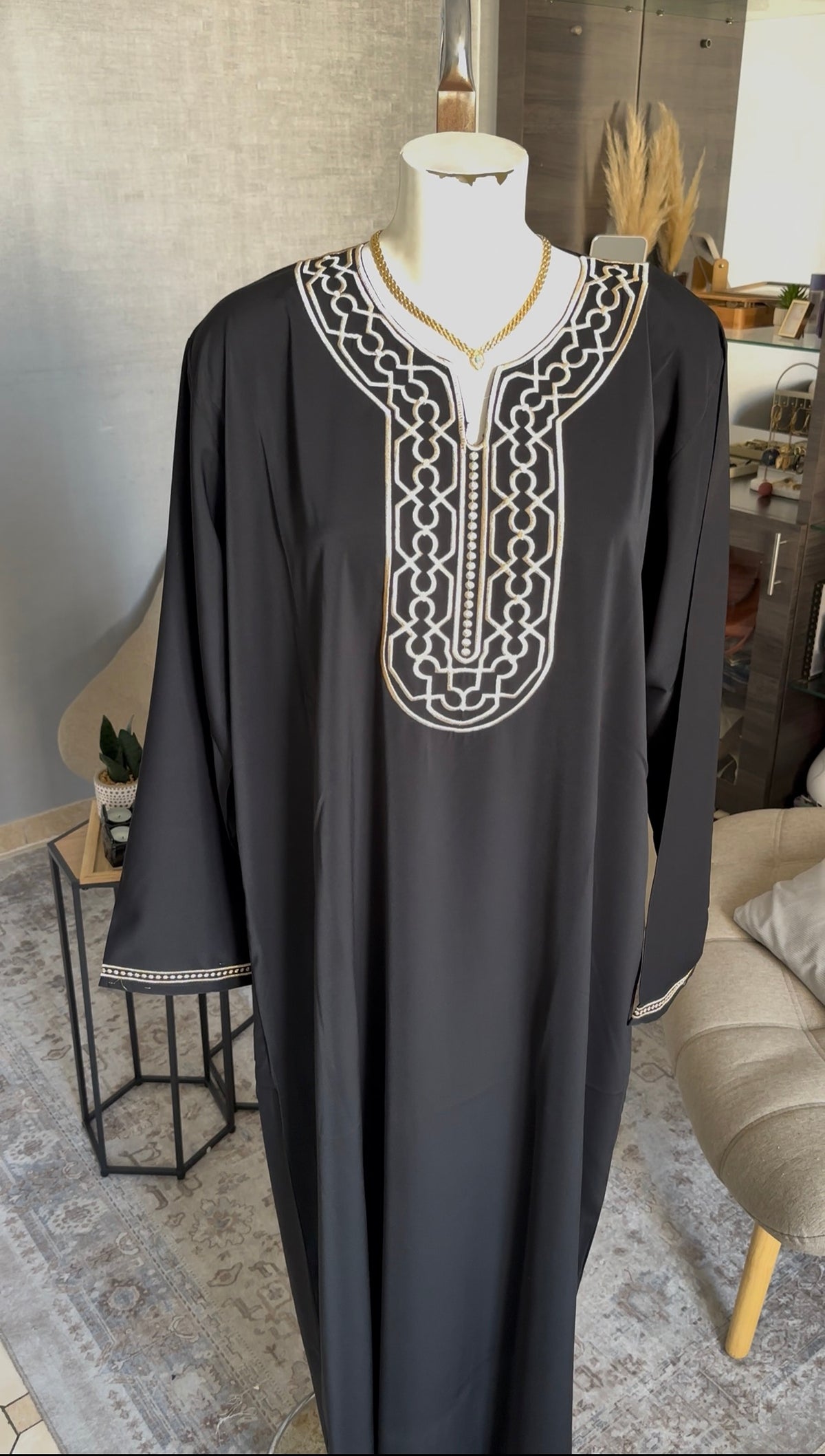 Caftan marocain brodé