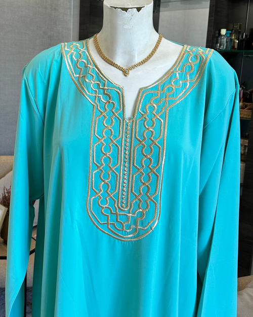 Caftan marocain brodé