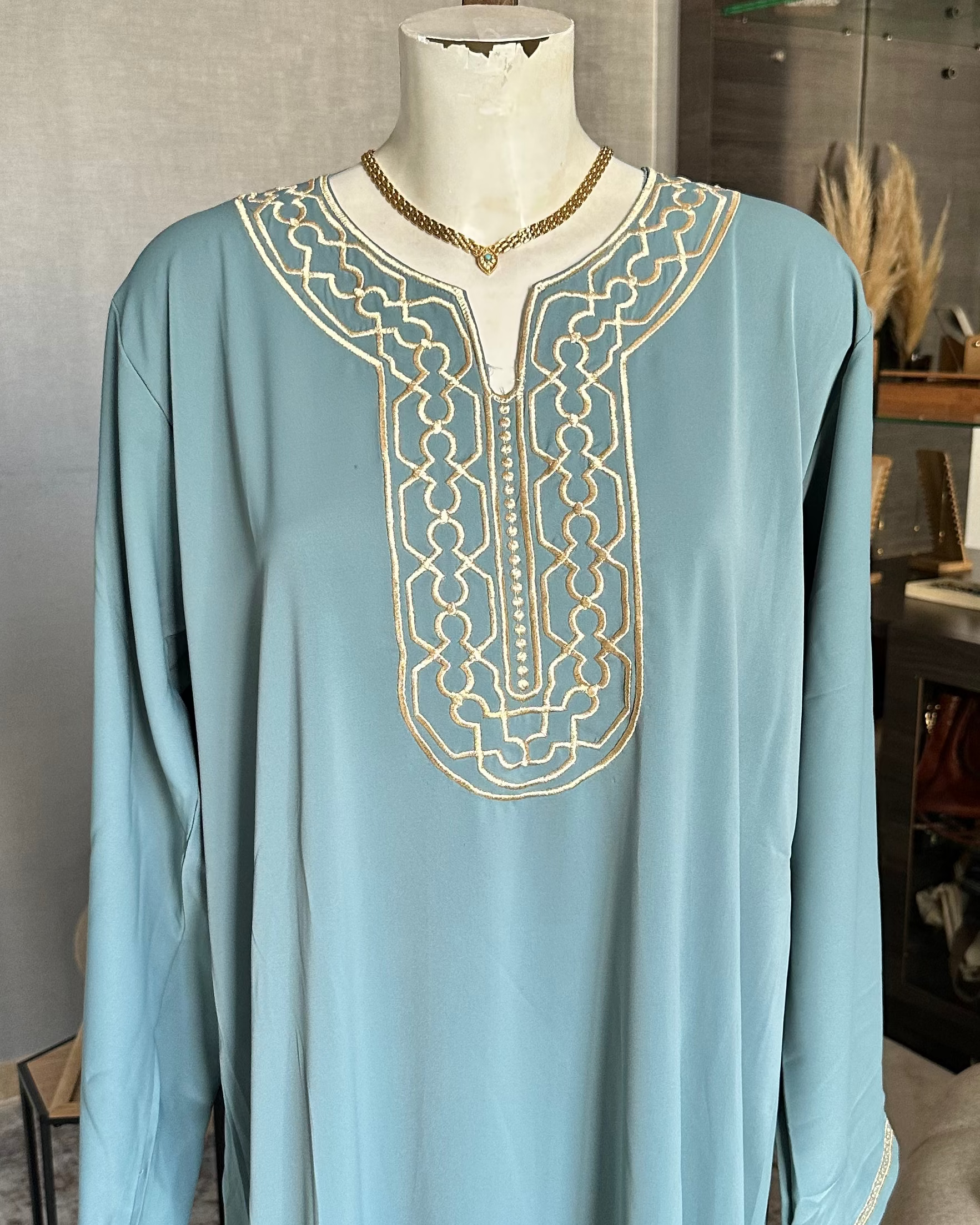 Caftan marocain brodé