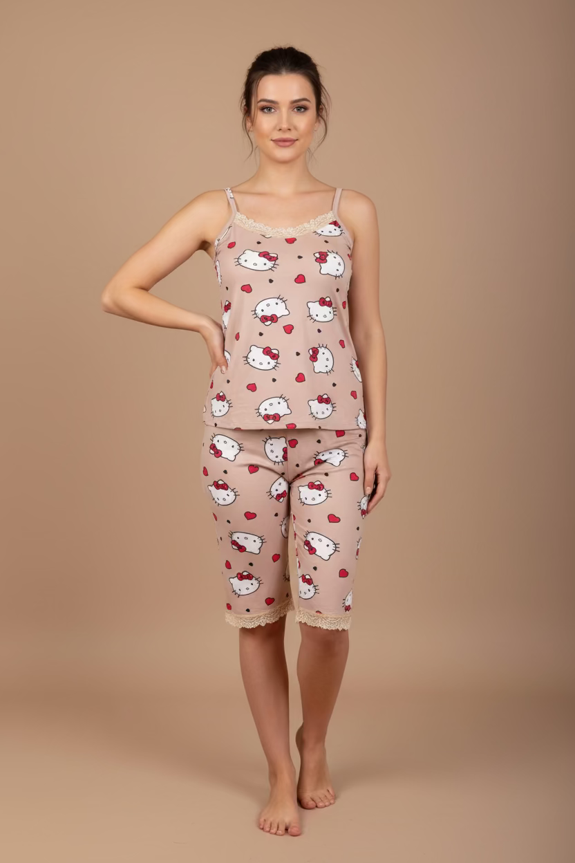 Ensemble de Pyjamas Hello Kitty - été 2026